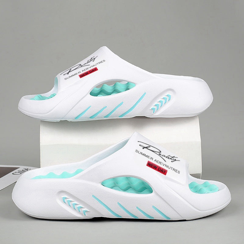 ☁️🦶 Pantoffels van traagschuim | Voetboogondersteuning, antislip, geschikt voor nat en droog gebruik, gemakkelijk aan en uit te trekken, stijlvol en veelzijdig