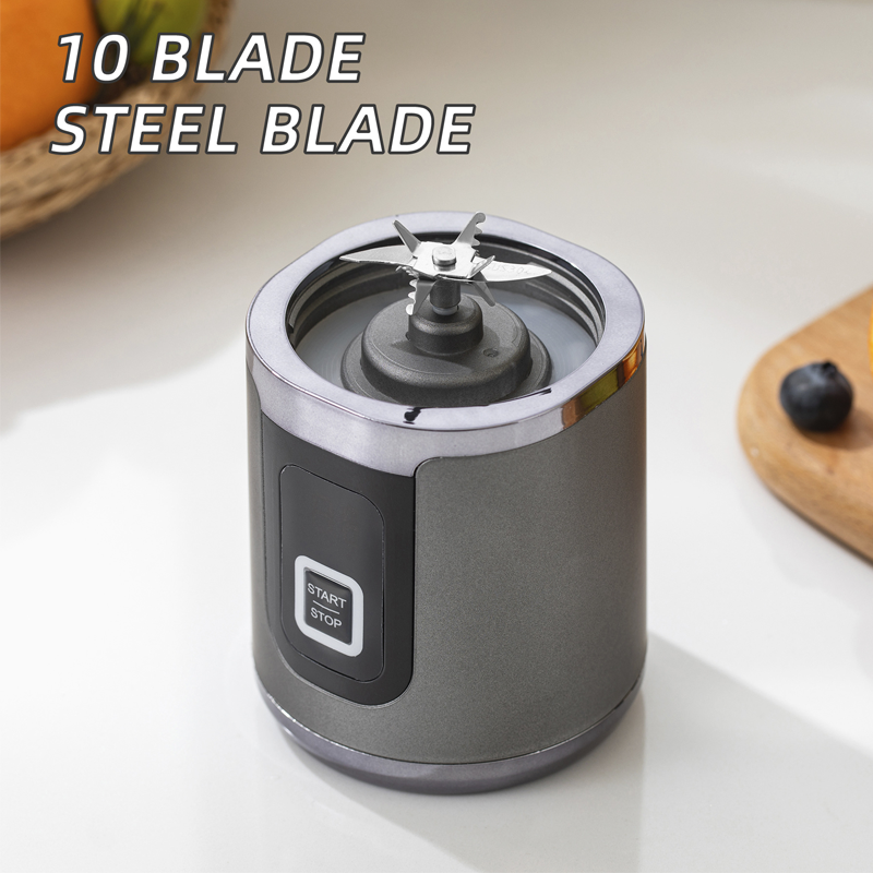 🥤 Draadloze smoothiemaker – 10 messen, USB-C, 600 ml – perfecte smoothies & shakes – overal & direct! ⚡