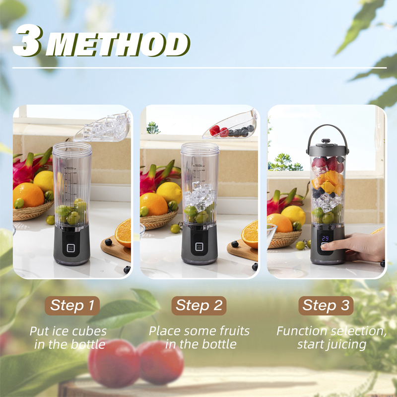 🥤 Draadloze smoothiemaker – 10 messen, USB-C, 600 ml – perfecte smoothies & shakes – overal & direct! ⚡