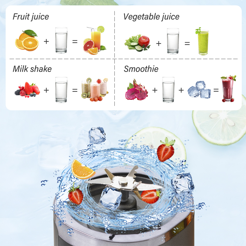 🥤 Draadloze smoothiemaker – 10 messen, USB-C, 600 ml – perfecte smoothies & shakes – overal & direct! ⚡