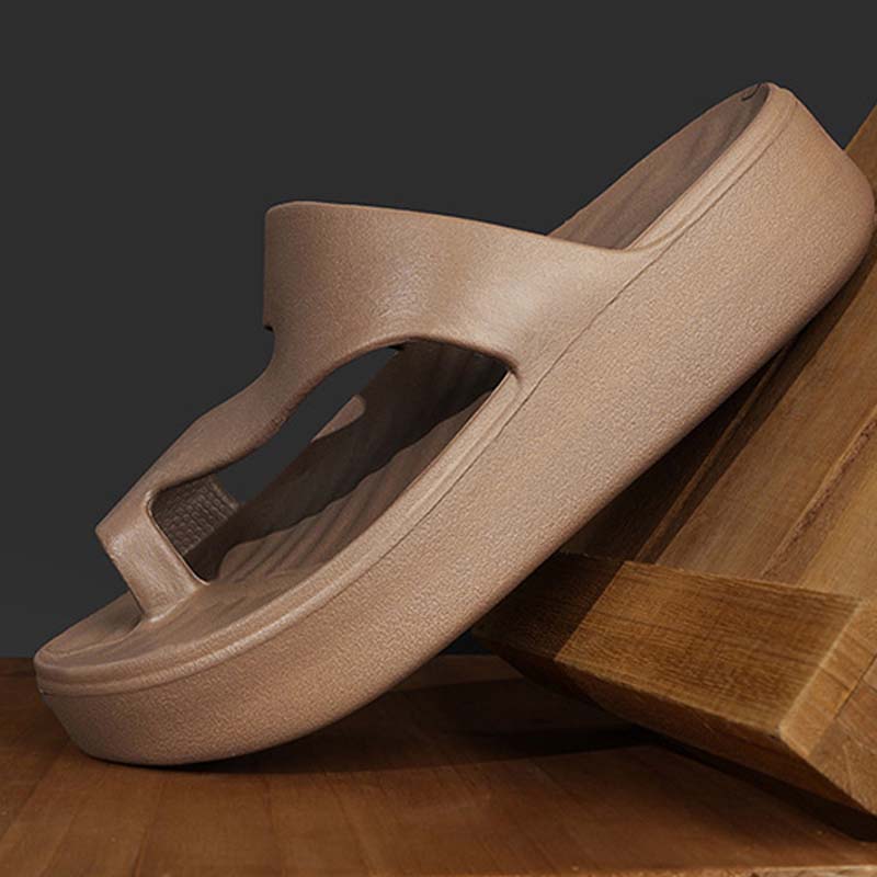 Dames Plateau Sandalen met Teenlus