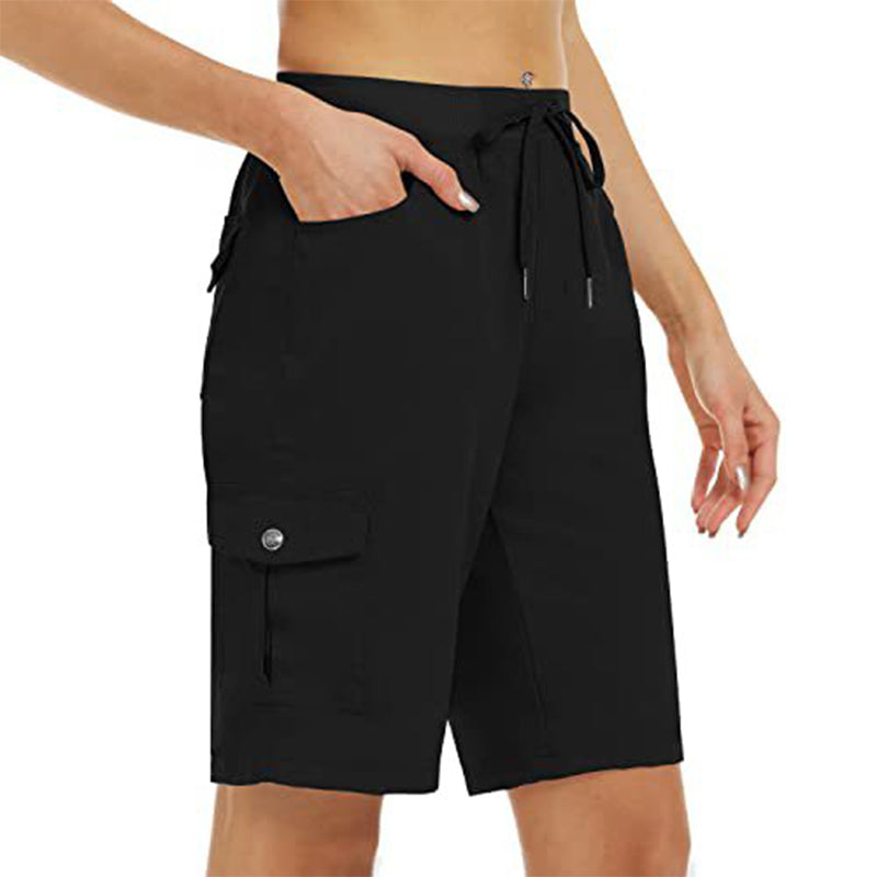 Sneldrogende Cargo Short voor Dames met Zakken