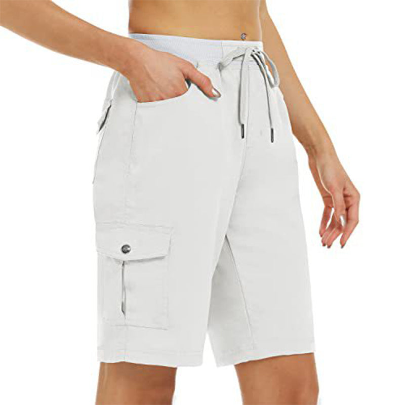 Sneldrogende Cargo Short voor Dames met Zakken