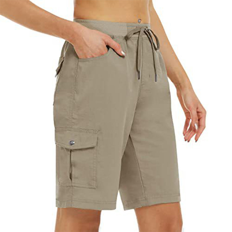 Sneldrogende Cargo Short voor Dames met Zakken