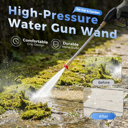 🚿 2e HALVE PRIJS – Hogedruk Waterpistool voor Auto & Tuin | Krachtige Straal, Supersnel Schoon
