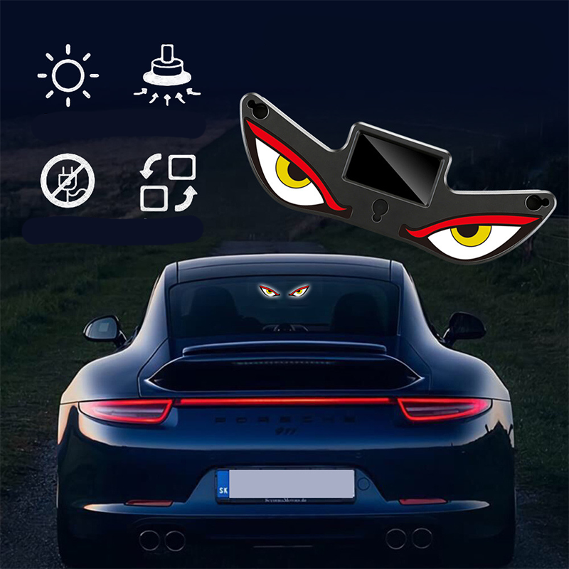 🎁Tijdelijk 50% korting 🚙LED-waarschuwingslampje voor auto's met ‘Devil's Eye’-motief, op zonne-energie