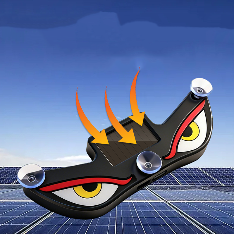 🎁Tijdelijk 50% korting 🚙LED-waarschuwingslampje voor auto's met ‘Devil's Eye’-motief, op zonne-energie