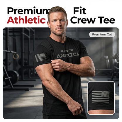 🔥50% OFF🔥Heren-T-shirt met ronde hals en atletische pasvorm