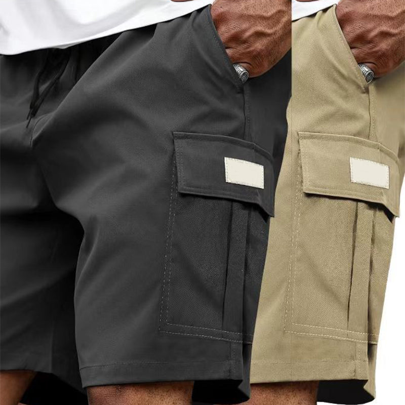 🩳 Tweedelige set + 50% korting🌿 Cargoshorts voor heren – elastische tailleband, lichtgewicht en met veel zakken☀️