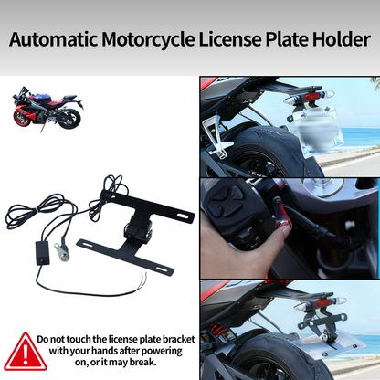 Automatische opklapbare motorfiets kentekenplaathouder