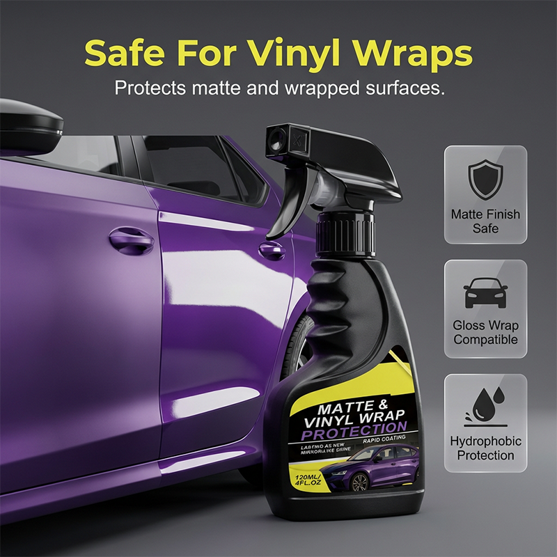Beschermingsspray voor matte en vinylfolie