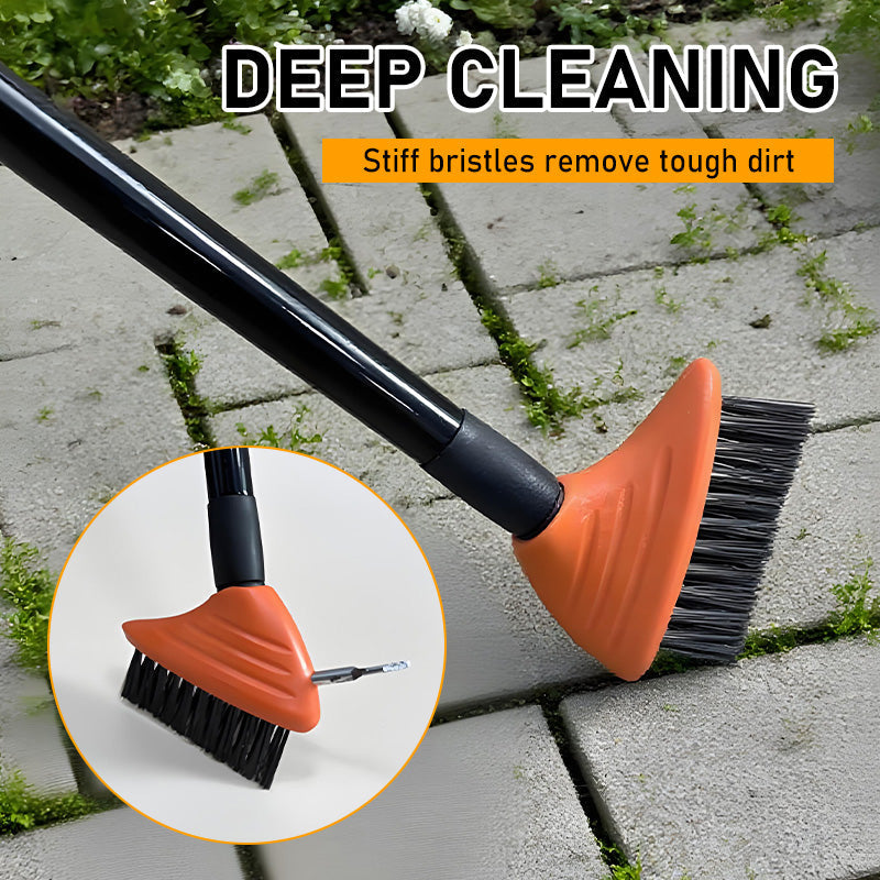 🌿 NU 50% KORTING! 🧹 3-in-1 onkruidborstelset – Duurzame stalen borstels, ergonomische handgreep & perfect voor terrassen, opritten en tuinpaden 🏡