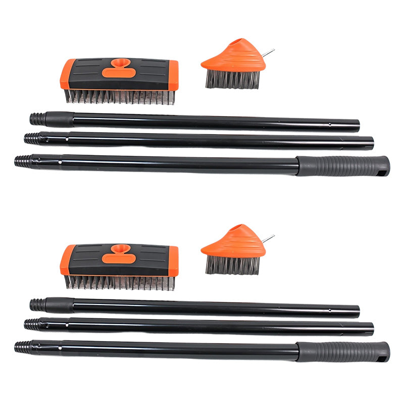 🌿 NU 50% KORTING! 🧹 3-in-1 onkruidborstelset – Duurzame stalen borstels, ergonomische handgreep & perfect voor terrassen, opritten en tuinpaden 🏡