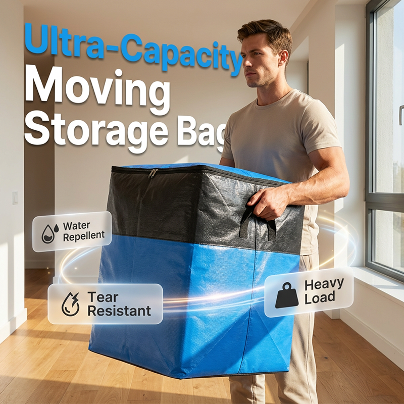📦 Heavy-Duty verhuis- en opbergtas (tot 180 l) | Supersterk en waterafstotend🏠