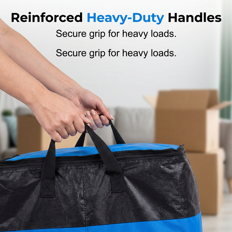 📦 Heavy-Duty verhuis- en opbergtas (tot 180 l) | Supersterk en waterafstotend🏠