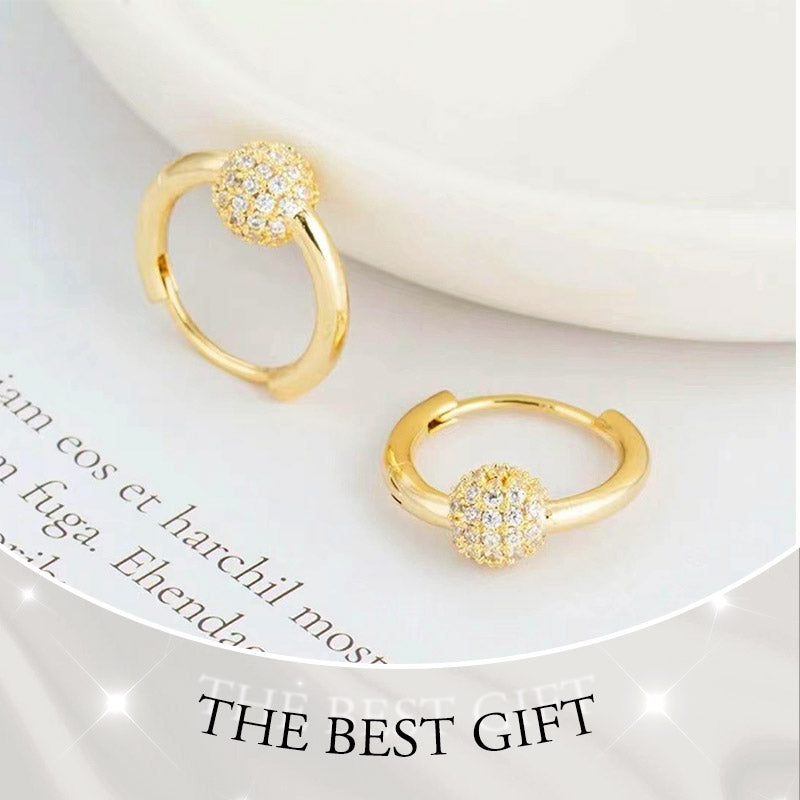 🥳2026 IN DE AANBIEDING🥳💞 50.000+ VERKOCHT!💥50% KORTING!🔥Gouden cirkeloorringen met klein bolletje – hypoallergeen, langdurige glans en perfect voor dagelijks gebruik🌟