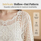 Dames blouse in vintage-stijl met kant als bedekkend bovenkledingstuk