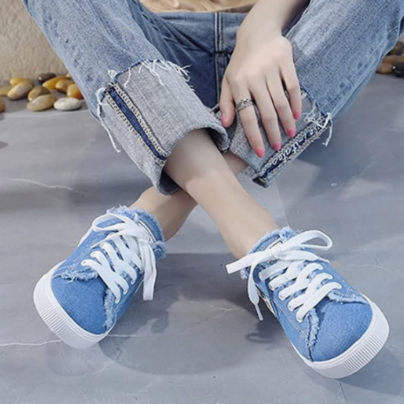 👟 NU 60% KORTING! 👖 Dames denim muiltjes – makkelijk aan te trekken, comfortabele zool & perfect voor een casual zomerlook ☀️