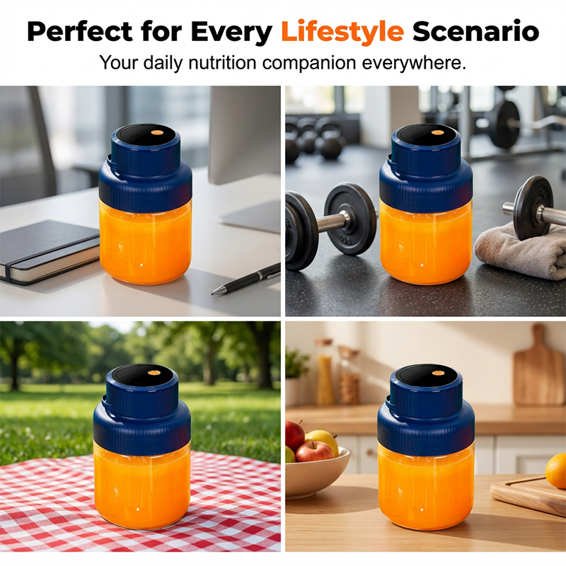 Draagbare blender met hoge capaciteit van 1300 ml