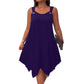 👗 NU 50% KORTING! 💃 Mouwloze damesjurk met asymmetrische zoom – chic en soepel vallend ✨