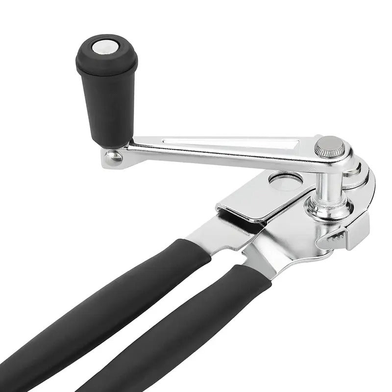 Ergonomische handmatige blikopener met 360° draaiende handgreep