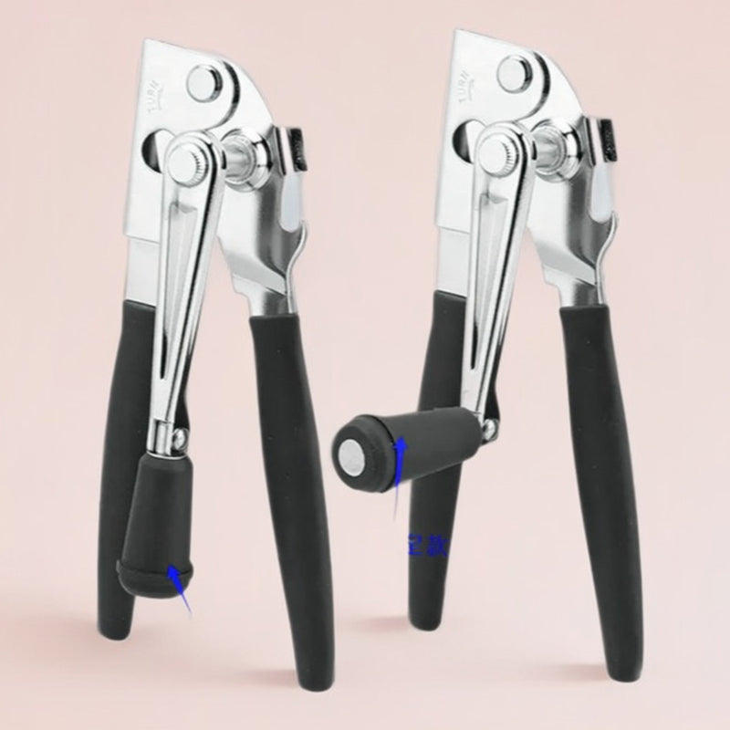 Ergonomische handmatige blikopener met 360° draaiende handgreep