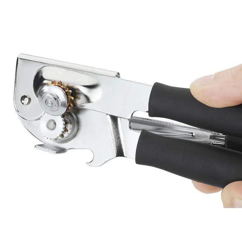 Ergonomische handmatige blikopener met 360° draaiende handgreep
