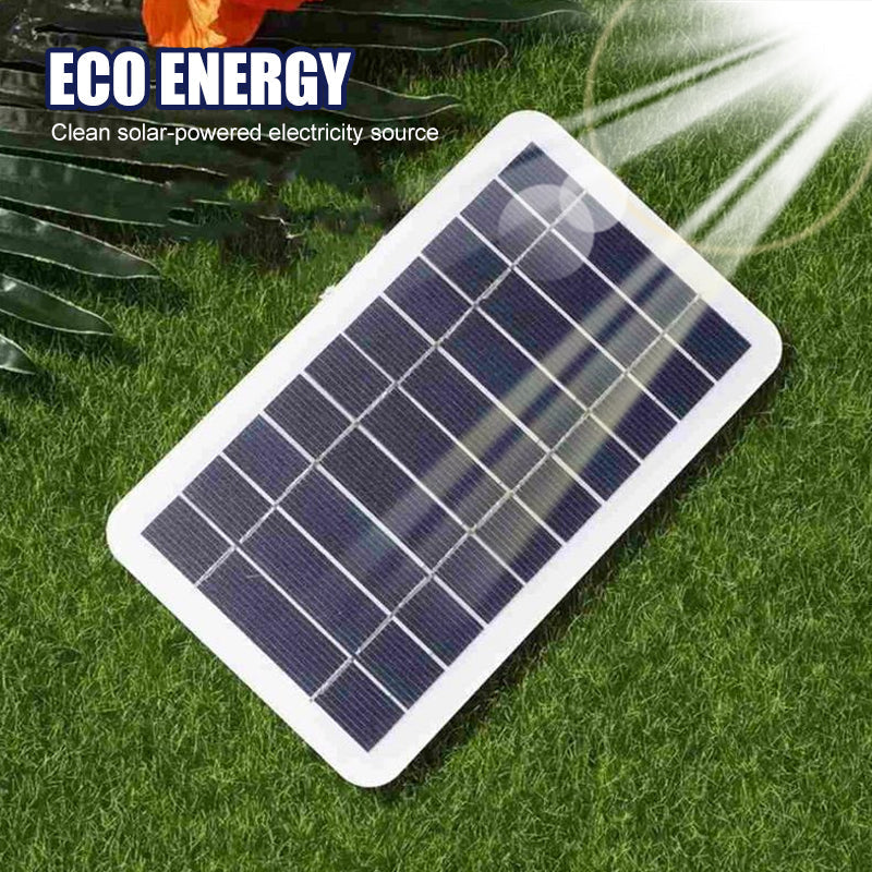 🌞50% Korting!⚡Ultra-Licht Zonnepaneel (2W 5V) - Draagbare USB Oplader voor Wandelen & Camping - Flexibel & Weerbestendig