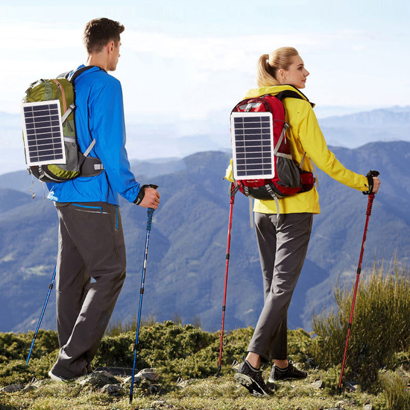 🌞50% Korting!⚡Ultra-Licht Zonnepaneel (2W 5V) - Draagbare USB Oplader voor Wandelen & Camping - Flexibel & Weerbestendig