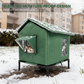 🎉 Nieuwe Aanbieding! Waterdichte KattenSchuilplaats - Warm & Veilig voor Buiten 🐾