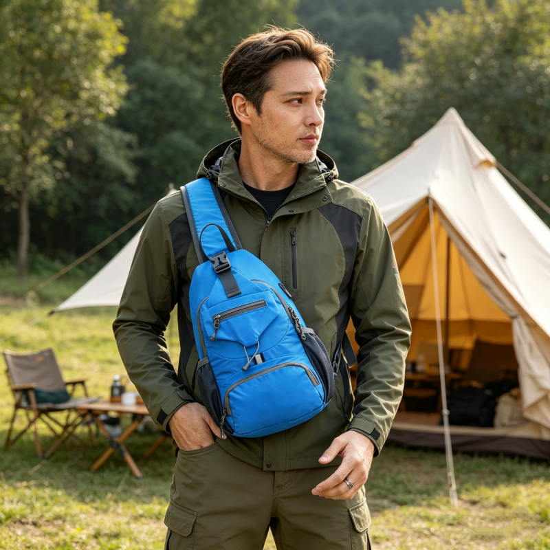 🥳ZOMERUITVERKOOP🥳💞Meer dan 50K+ verkocht!💥50% korting! 🔥 Heren outdoor schoudertas – Meerdere vakken, waterbestendig, ademende achterkant 🌦️