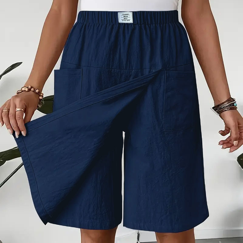 🎁2026 Nieuw binnen 50% KORTING💥Casual wikkelrokje met elastische tailleband voor dames