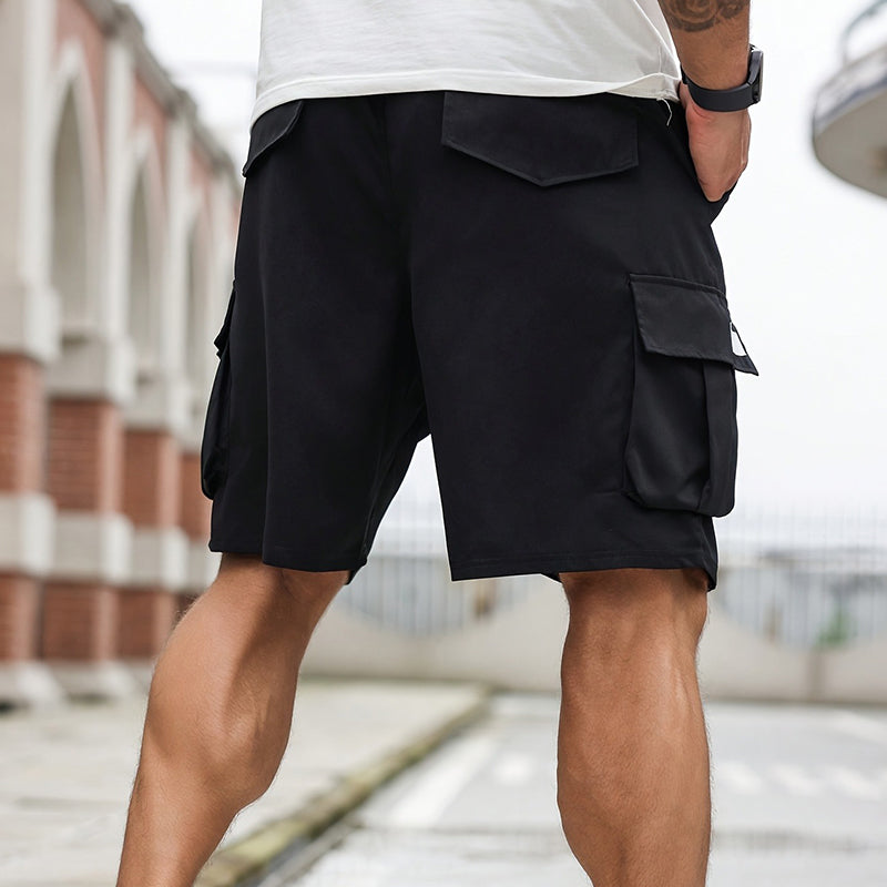 🩳 TIJDELIJKE AANBIEDING: 50% KORTING! ✨ Heren cargoshorts – Relaxed fit, boven de knie, trekkoord, ademend ☀️