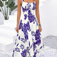 Dames Zomerjurk met Bloemenprint en Spaghettibandjes