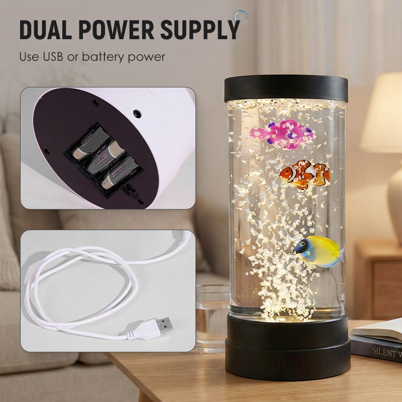 🎁2026 Nieuw binnen 50% KORTING 🎁LED-lamp voor het Bubble Fish-aquarium – Creëer een serene onderwateratmosfeer