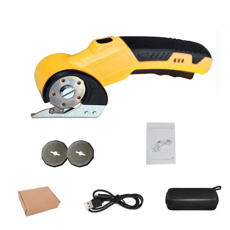 ✂️Set met oplaadbare elektrische scharen – legering + TPE – draadloos & 2000 mAh voor textiel & doe-het-zelf🧵