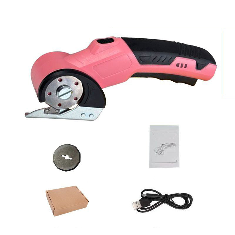 ✂️Set met oplaadbare elektrische scharen – legering + TPE – draadloos & 2000 mAh voor textiel & doe-het-zelf🧵