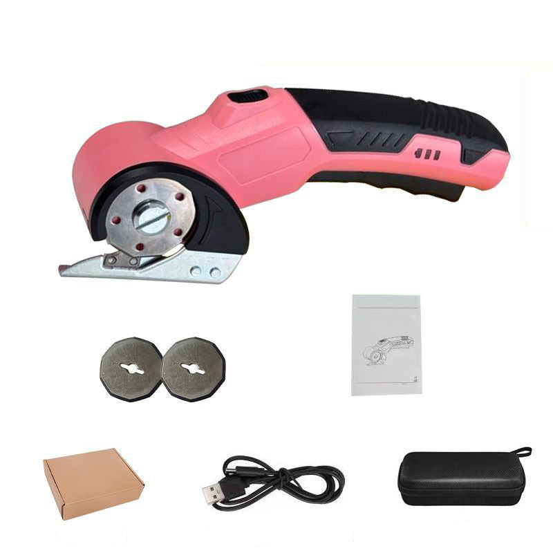 ✂️Set met oplaadbare elektrische scharen – legering + TPE – draadloos & 2000 mAh voor textiel & doe-het-zelf🧵