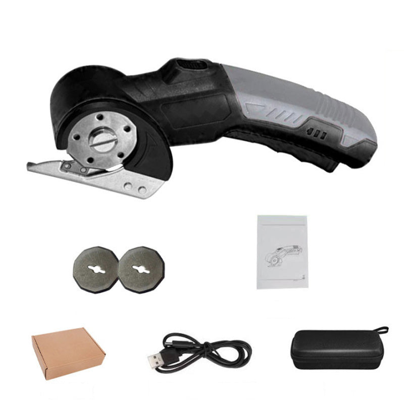 ✂️Set met oplaadbare elektrische scharen – legering + TPE – draadloos & 2000 mAh voor textiel & doe-het-zelf🧵