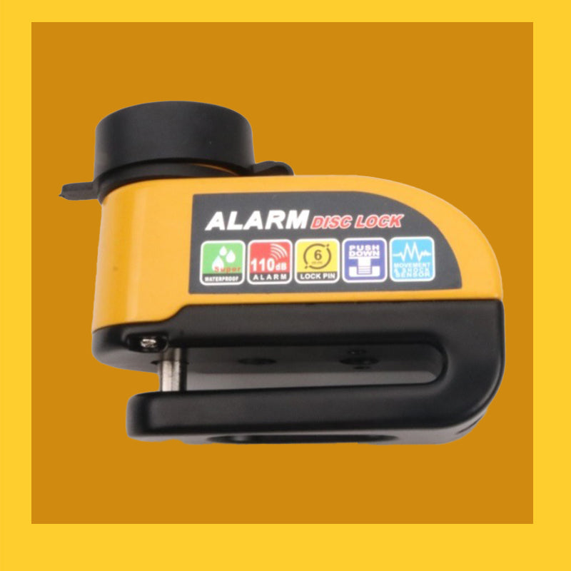🌞Fris De Lente In Met 50% Korting!🔐110dB Alarm Schijfrem Slot - Zwaar Uitgevoerd & Waterdicht - Voor Motor, Scooter & E-step - Anti-diefstal Bewegingssensor - Inclusief Reservebatterijen