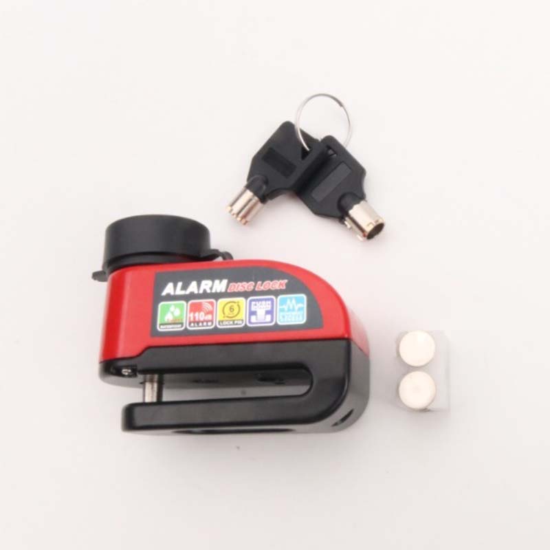 🌞Fris De Lente In Met 50% Korting!🔐110dB Alarm Schijfrem Slot - Zwaar Uitgevoerd & Waterdicht - Voor Motor, Scooter & E-step - Anti-diefstal Bewegingssensor - Inclusief Reservebatterijen