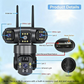 🔥 6K 9MP wifi-beveiligingscamera voor buiten | 10x zoom, 3 lenzen, 360° PTZ | IP66 waterdicht, kleurennachtzicht, tweeweg audio, bewegingsdetectie