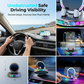 📱 RGB Autotelefoonhouder ✅ Automatisch vastklemmen & Draadloos opladen 🚗