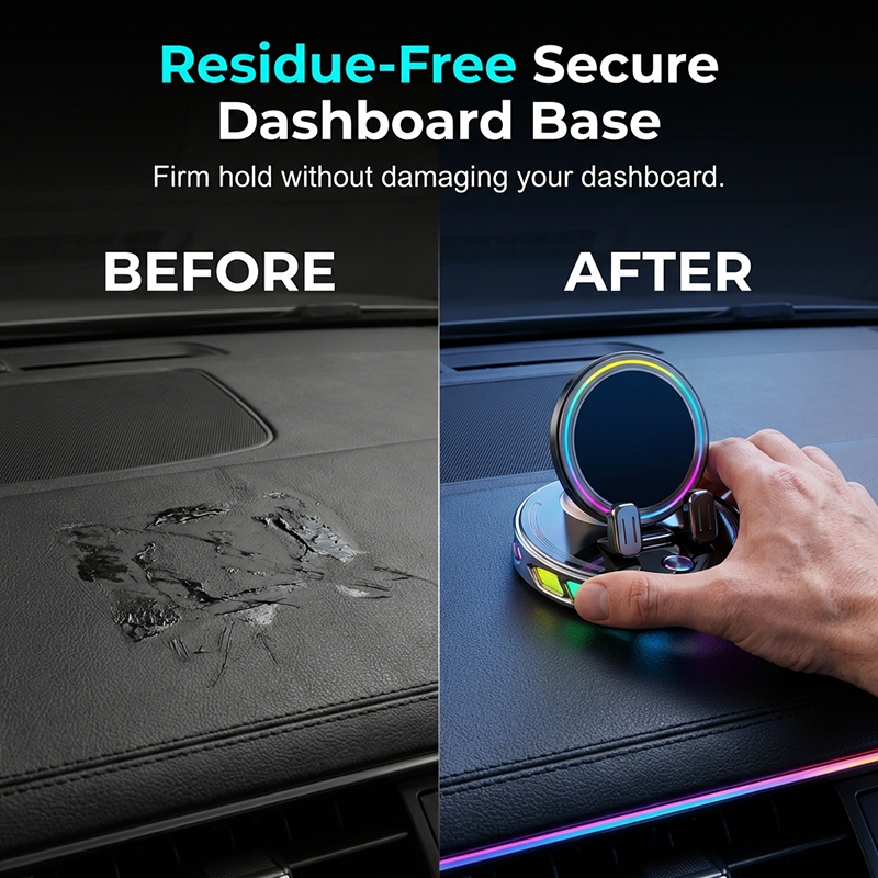 📱 RGB Autotelefoonhouder ✅ Automatisch vastklemmen & Draadloos opladen 🚗