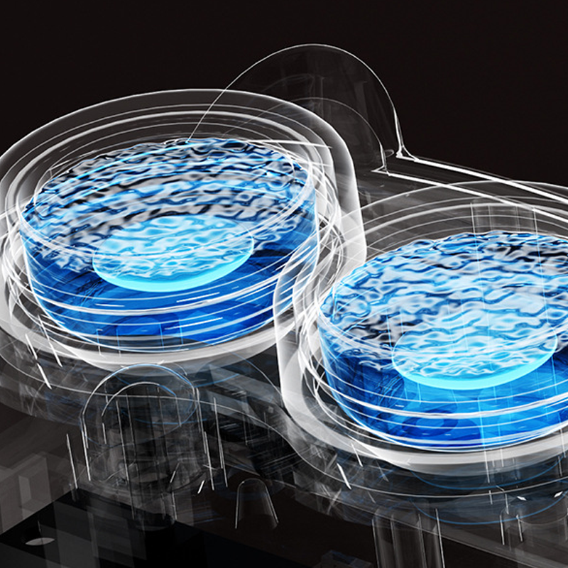 Automatische vibrerende contactlensreiniger