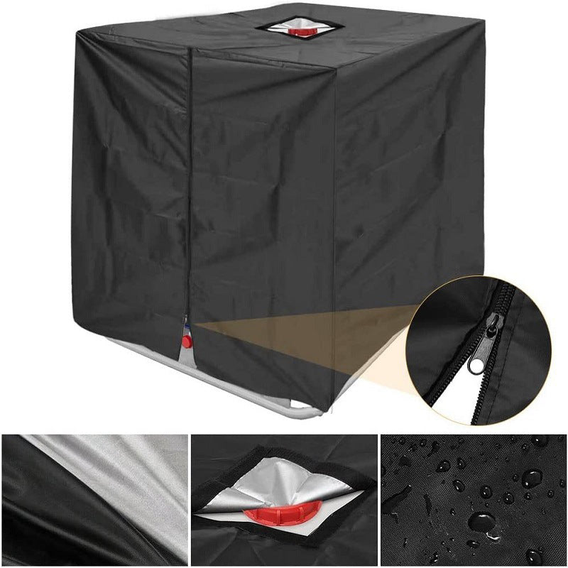 💧TIJDELIJKE 50% KORTING✨Waterdichte IBC tankafdekking – Zwaar uitgevoerd, UV-blokkerend, zekere pasvorm⛈️