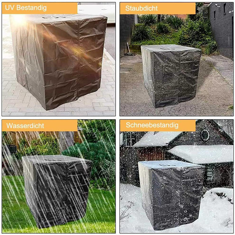 💧TIJDELIJKE 50% KORTING✨Waterdichte IBC tankafdekking – Zwaar uitgevoerd, UV-blokkerend, zekere pasvorm⛈️