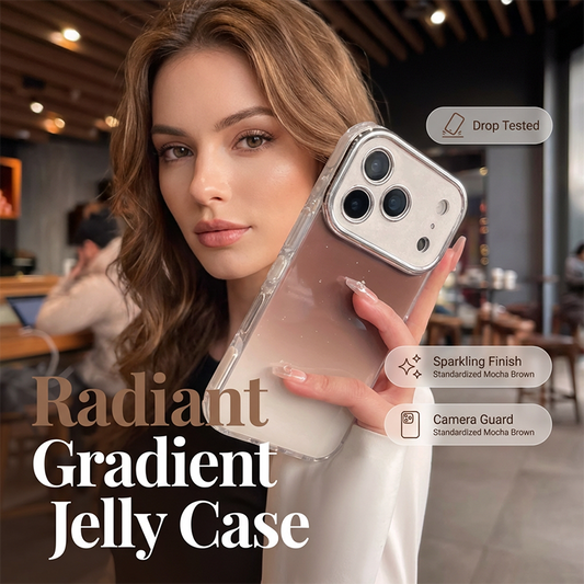 ✨ Glitter telefoonhoesje met camerabescherming en glanzende afwerking 🎇