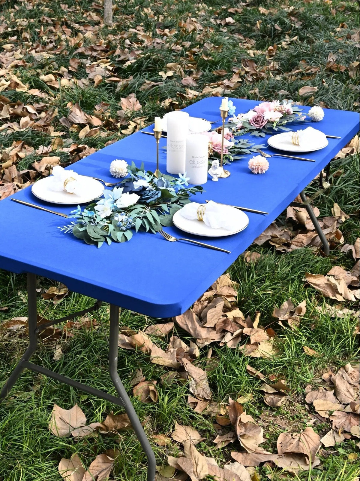 📏 Rekbare Tafel Top Hoes – Past op 4ft, 6ft en 8ft Tafels! ✨ Eenvoudig aan te brengen, waterdicht & windbestendig – perfect voor binnen en buiten. 🍽️💧