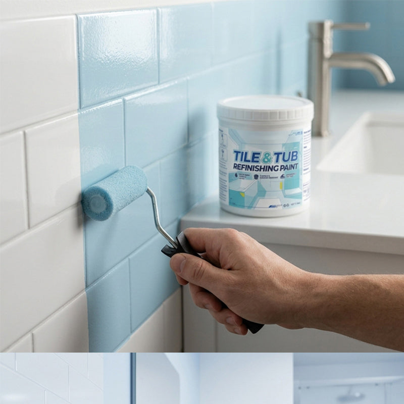 🛁 Stop met dure badkamerrenovaties! Dé verfset voor tegels en badkuipen – krasvast, waterdicht en veilig voor het gezin. Verbergt vlekken en oneffenheden moeiteloos.